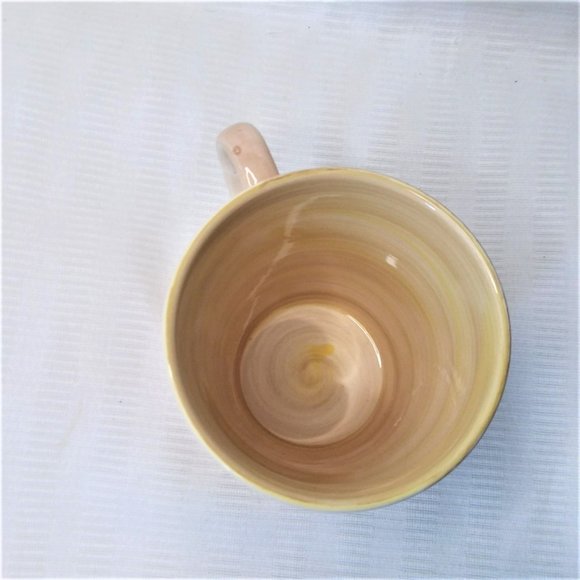 Honolulu Red Flowers Mug Coffee Hand Painted Cup Hibiscus Island Tropical Style - Picture 4 of 4